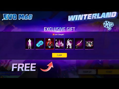 FREE REWARDS 😱 WINTERLAND EVENT ❄ CLAIM ✅ FREE REWARDS 🤑 OB 52 UPDATE 🤯 FF NEW EVENTS FREE FIRE 🔥🔥