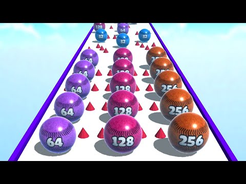 Ball Merge 2048 - All Levels Ball Gameplay Android, iOS ( Level 2052 - 2061 )