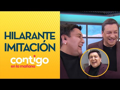AN IMPOSTER! 😂 Felipe Parra's hilarious impersonation of JC Rodríguez - Contigo en la Mañana