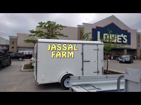 Buying a 2018 6x12 Enclosed Trailer From Lowes! (4K)