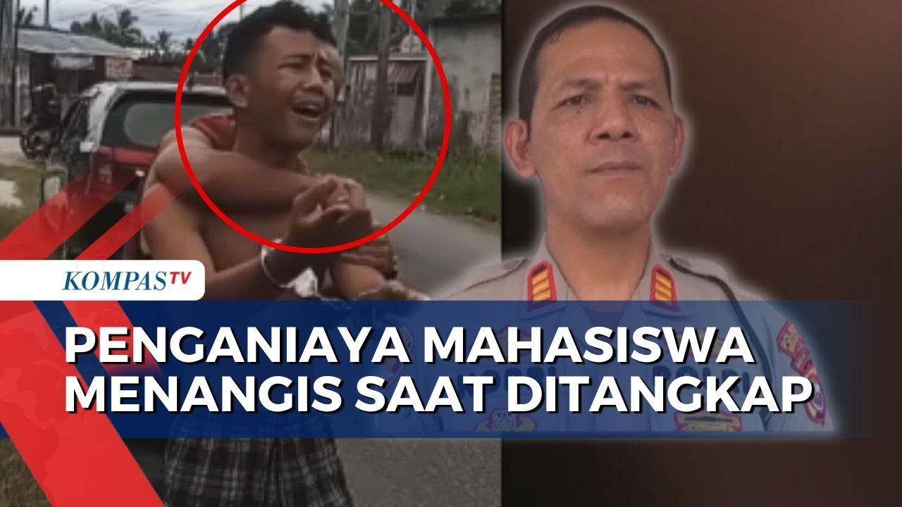 Residivis Bertato di Bengkulu Nangis saat Ditangkap Polisi Usai Aniaya Mahasiswa