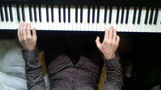 Boogie Piano filmed from above PART 2