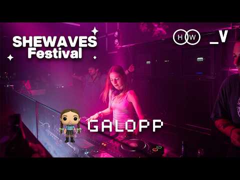 GALOPP | Techno / Trance Mix @ SHEWAVES Festival 2025 (Viertel Club, Basel)