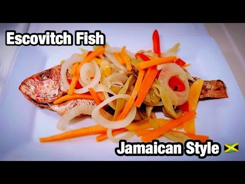 Overnight-Marinated Red Snapper With Sweet & Sour Escovitch Sauce — Jamaican Style