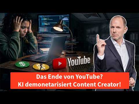 Video Thumbnail: YouTube-KI außer Kontrolle! - Die neue Demonetarisierungswelle trifft kleine Kanäle hart!