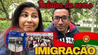 RELATO DA NOSSA IMIGRAÇÃO (foi tenso!)  E DA VIAGEM PARA PORTUGAL??