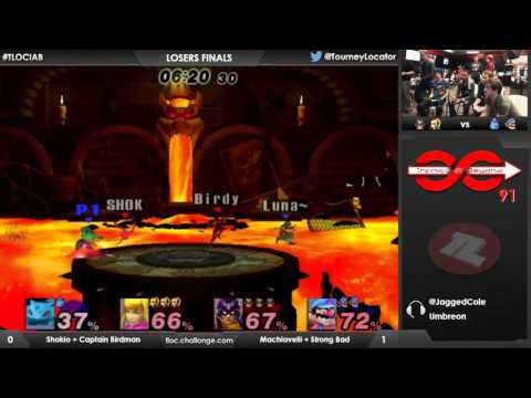 IaB! 91 PM - Shokio + Captain Birdman vs Machiavelli + Strong Bad - Losers Finals