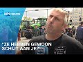 Protestboeren willen dat supermarkten meebetalen aan stikstofbeleid