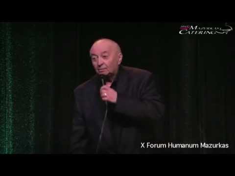 X Forum Humanum Mazurkas- Bohdan Łazuka-wiązanka tang- prowadzący Andrzej  Bartkowski