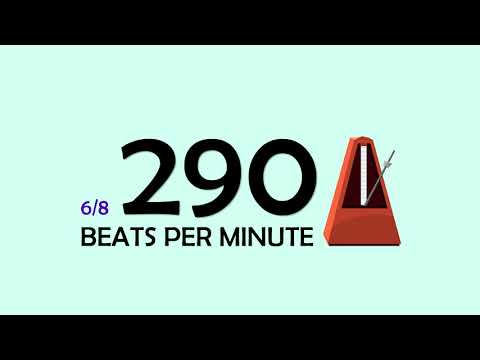 290 BPM 6/8 Metronome