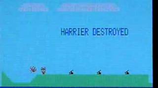 Harrier Attack on Oric 1 / Atmos vintage home computer. Gameplay & Commentary