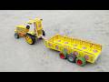 I Build DIY Matchbox RC Tractor Trolley Homemade DC Motor Electric Tractor
