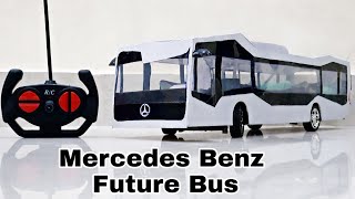 How to make paper rc mercedes Benz Future bus