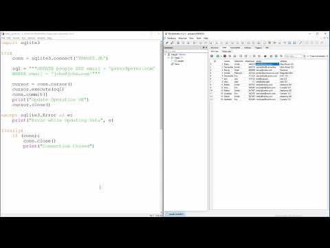 How To Update Sqlite3 In Python