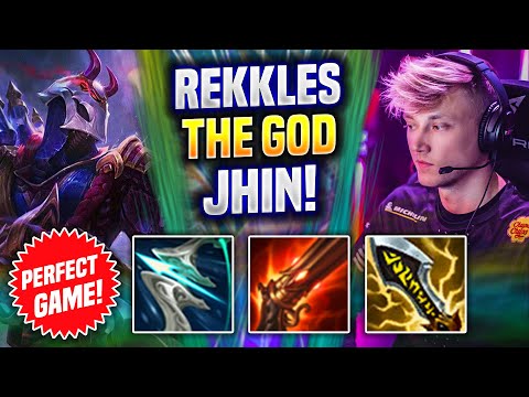 REKKLES IS A GOD WITH JHIN! THE HARDEST CARRY! - KC Rekkles Plays Jhin ADC vs Caitlyn! | Season 2022