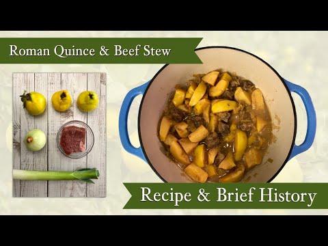 Roman Quince & Beef Stew Recipe | Origin of Quince