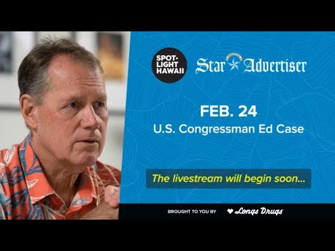 U.S. Congressman Ed Case joins Spotlight Hawaii