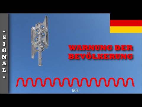 Siren signal "Warning the population" (Germany) | SES 1200