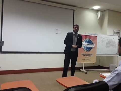 Ibrahim Charanek CC3 in Toastmastets (DDTMC)