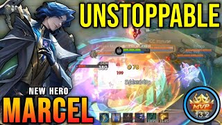 Download lagu 100% UNSTOPPABLE!! Marcel New Hero MLBB MVP Plays!! - New Hero Tryout ~ MLBB mp3