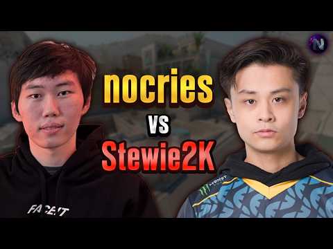 NOCRIES Drops 44 Kills vs Stewie2K in FACEIT! nocries POV with COMMs (Dust 2)