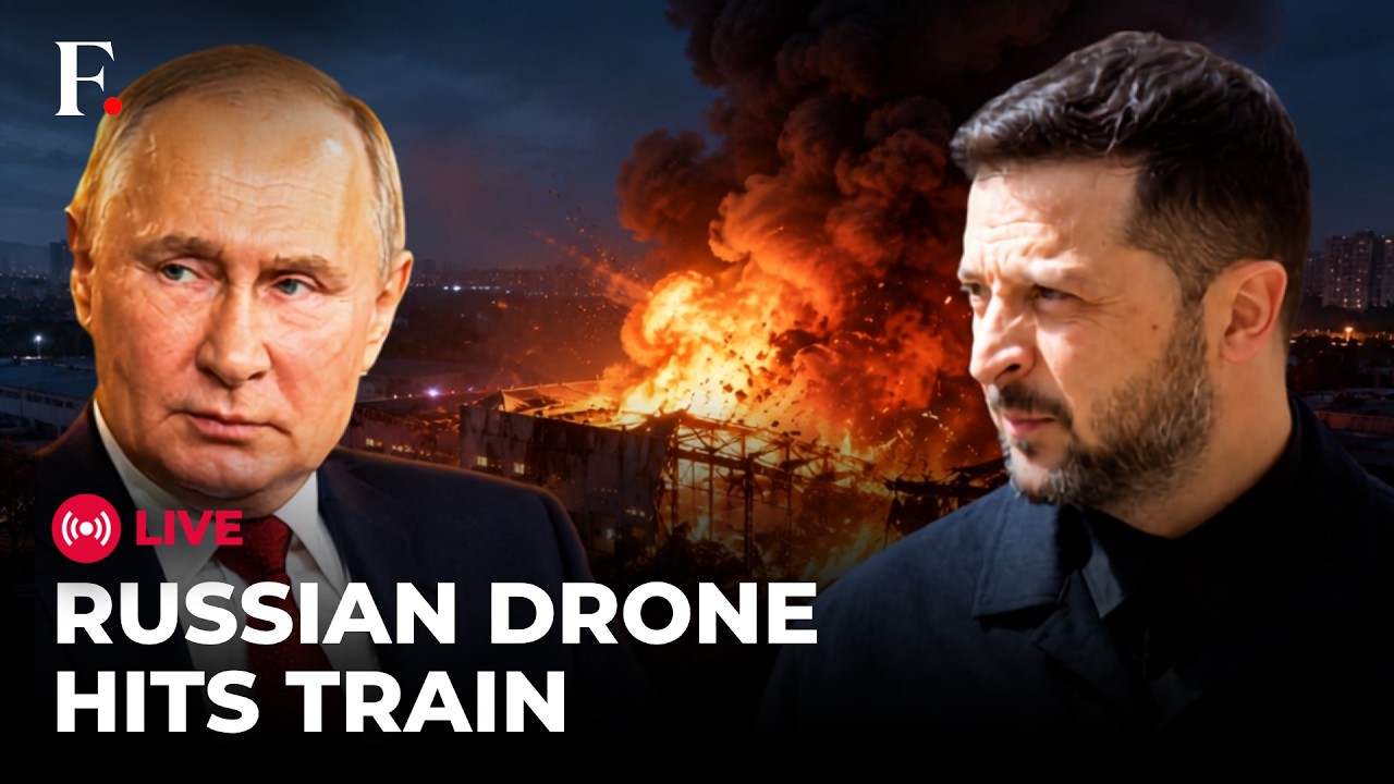 LIVE: Russia hits Ukrainian Train, Barely Misses European Convoy Train with Boris Jonson Onboard