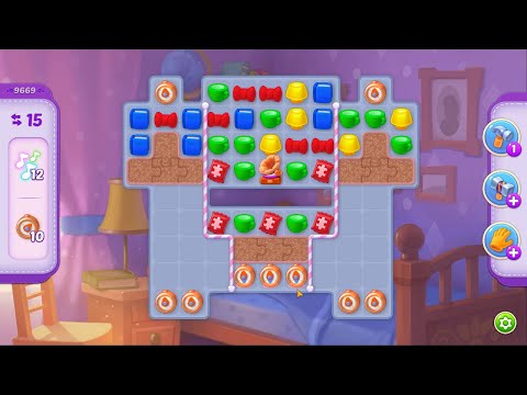 Homescapes Level 9669 No Boosters Gameplay