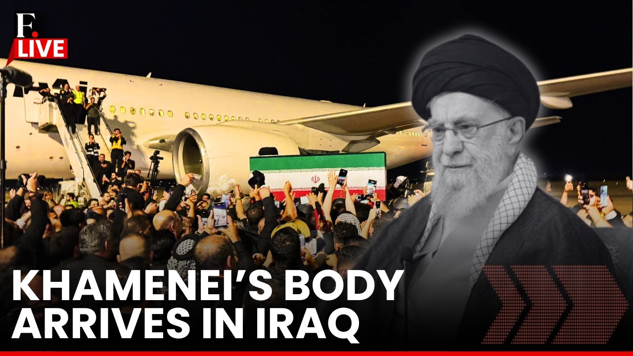 Body of Iran's Late Supreme Leader Arrives in Iraq | Khamenei Funeral LIVE