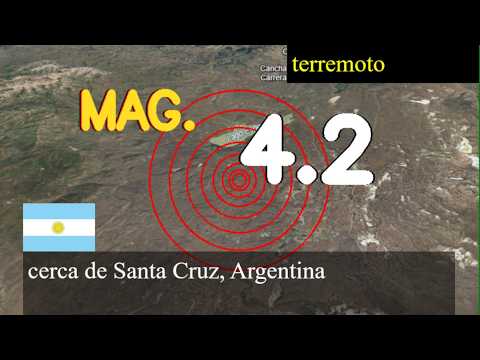 😱🚨  Terremoto cerca de Santa Cruz, Argentina actualizaciones en vivo hoy: Terremoto de magnitud 4.2
