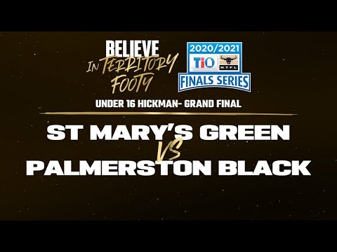 2020/21 TIO NTFL U16 Hickman – Grand Final: St Mary’s Green vs Palmerston Magpies Black