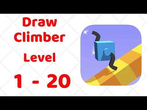Draw Climber Gameplay Level 1-20 Walkthrough (By Voodoo) - YouTube