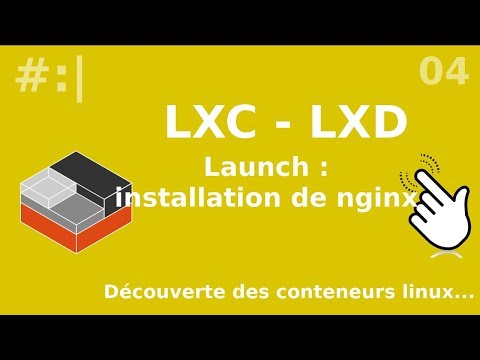 LXC LXD 4 Conteneur Nginx