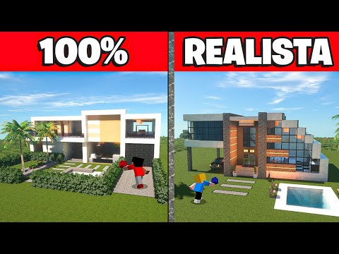 Batalha de Construção de CASA REALISTA contra MEU AMIGO!