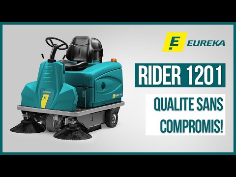 Balayeuse autoportée Rider 1201 EB - idéale pour grandes surfaces, largeur 1210 mm, bac 85L_6