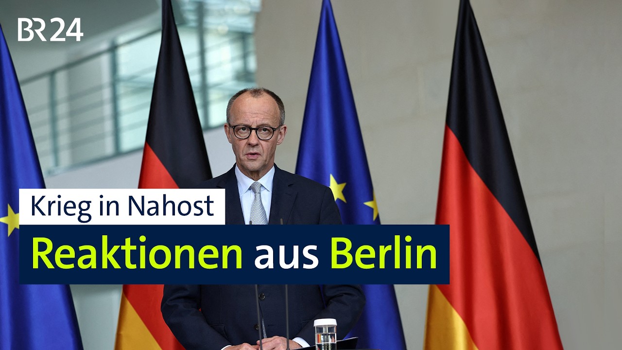 Merz verteidigt Angriffe gegen den Iran und mahnt dauerhafte Lösung an | BR24
