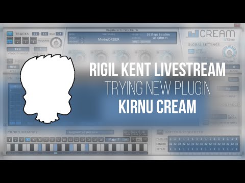 Music Production Livestream [10/28/2017] - Trying new plugin: Cream by Kirnu