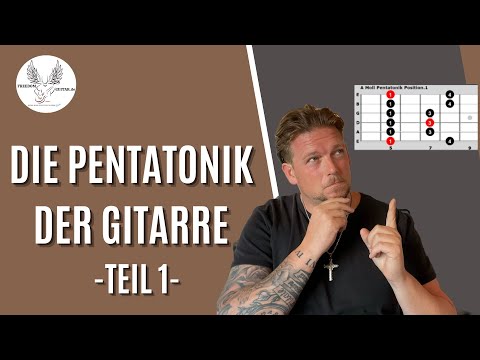 Die Pentatonik der Gitarre: ''A-Moll Pentatonik - 1.Position'' | Einfache Übung
