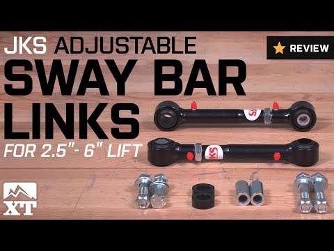 Jeep Wrangler JKS Adjustable Sway Bar Links for 2.5-6" Lift (2007-2018 JK Rubicon) Review