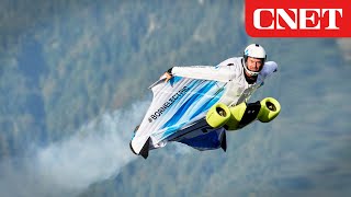 Watch world&#39;s first electric wingsuit flight