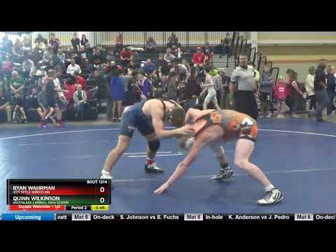 High School (11th - 12th Grade) 160 Ryan Wahrman Izzy Style Wrestling Vs Quinn Wilkinson Southlake