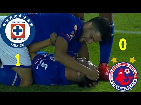 Cruz Azul (1) - (0) Veracruz | Jornada 17 | Apertura 2017 | Liga Mx | Resumen Completo