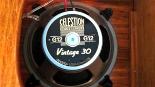 Video thumbnail for Celestion Vintage 30 V30 demo by Guy Capuano