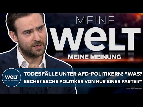 DEUTSCHLAND: Todesfälle unter AfD-Politikern! "Was? Sechs? Sechs Politiker von nur einer Partei?"