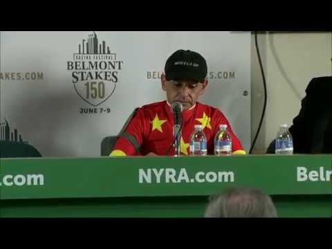 Justify Wins Belmont Stakes 2018 - Mike Smith Post Race Reaction