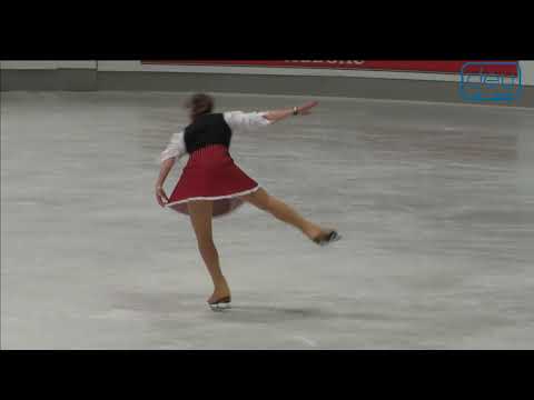 Diana EISENHABER. Oberstdorf 2018. Silver Ladies II -Free Skating. 14 place
