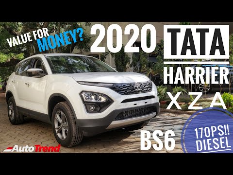 2020 Tata Harrier XZA Diesel Automatic - Most Detailed Walkaround Review | AutoTrend !!
