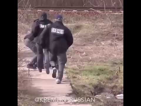 Полиция опубликовала видео задержания одного из организаторов теракта в метро 3.04.2017