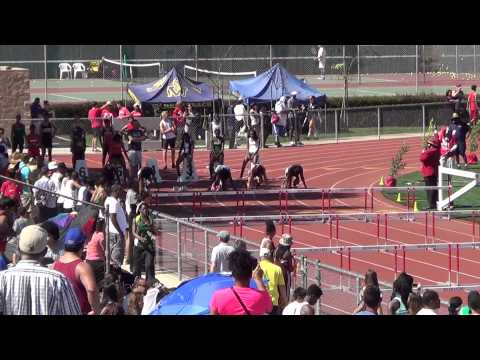A Parsons - VarG 100m Hurdles at Redondo-Nike Inv 3-14-15