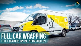 Full car wrapping: Fleet Graphics installation process