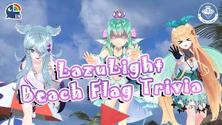 LazuLight's 3D Beach Flag Trivia 【NIJISANJI EN | Finana Ryugu】 「Collab」